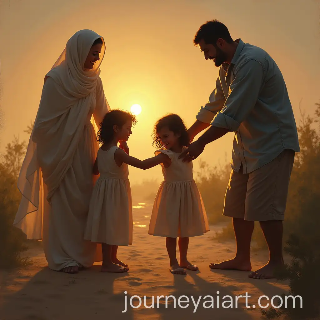 Father-and-Children-Torn-Apart-by-Mother-in-Emotional-Family-Struggle