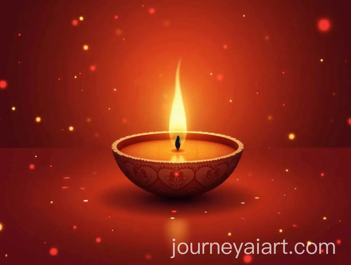 Happy-Diwali-Background-with-Decorative-Oil-Lamps-and-Diya-Lights