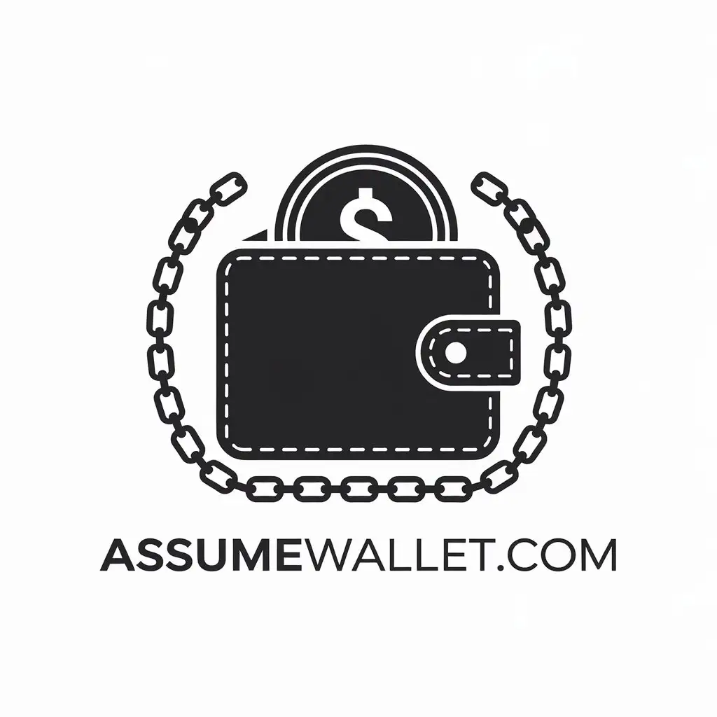 LOGO Design for AssumeWalletcom Vector Logo with Assume Wallet Symbol for Finance Industry