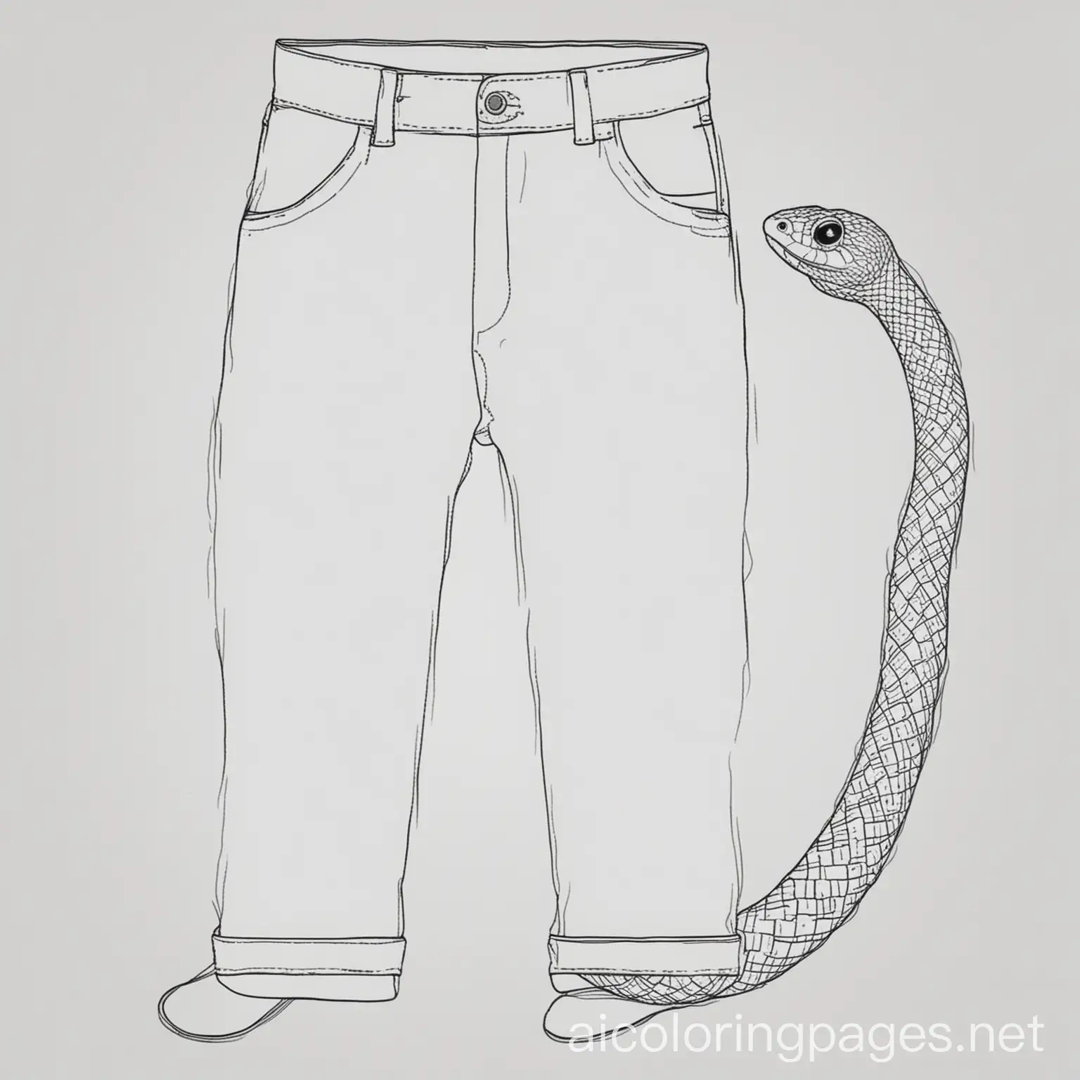 Coloring-Page-of-Playful-Snake-Illustrations