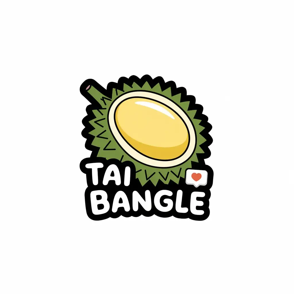 LOGO-Design-for-Tai-Bangle-DurianInspired-Animation-with-Fruit-Industry-Appeal