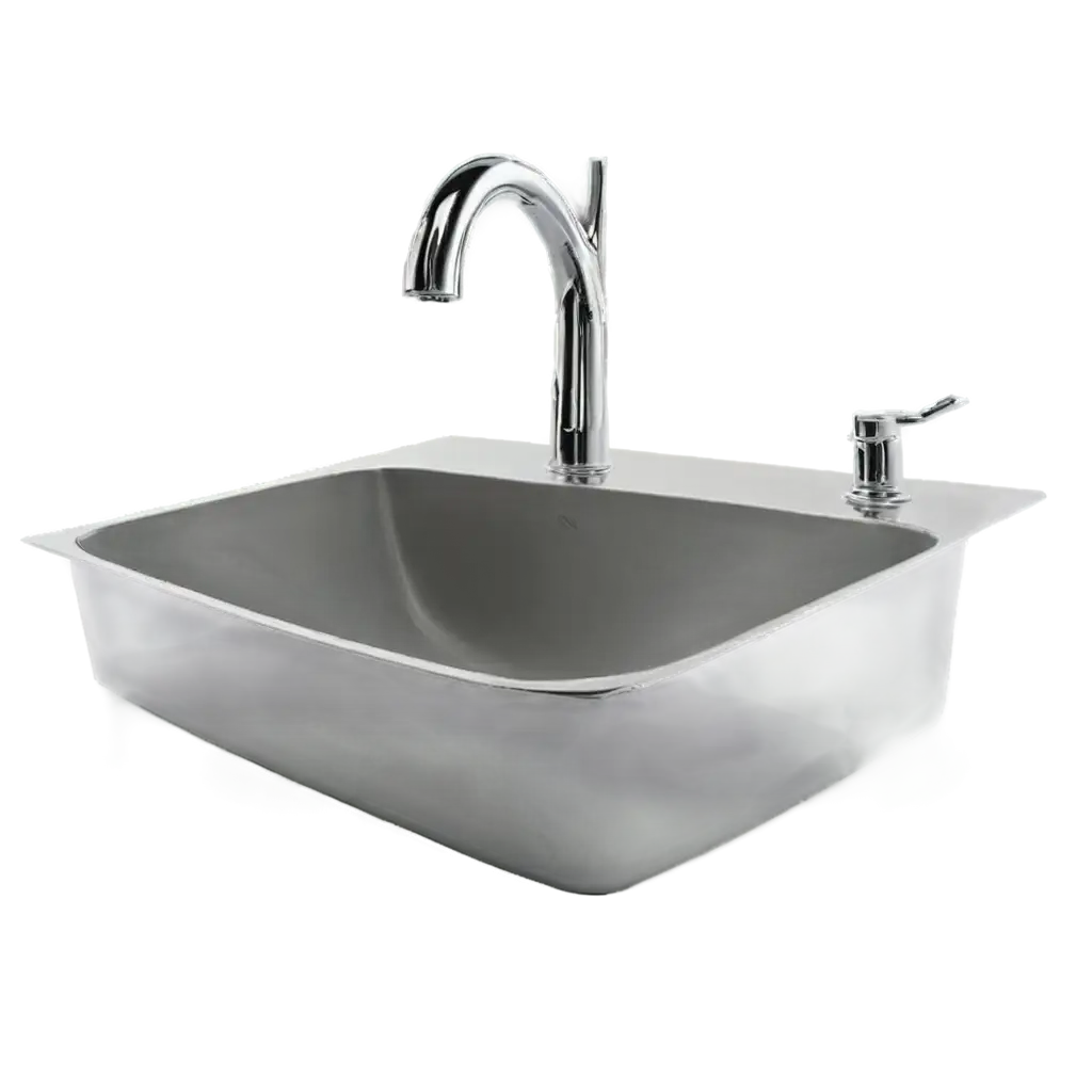 HighQuality-PNG-Image-of-Sink-withPNG-Image-Usage-Scenarios-Faucet-and-Water-for-Versatile-Usage