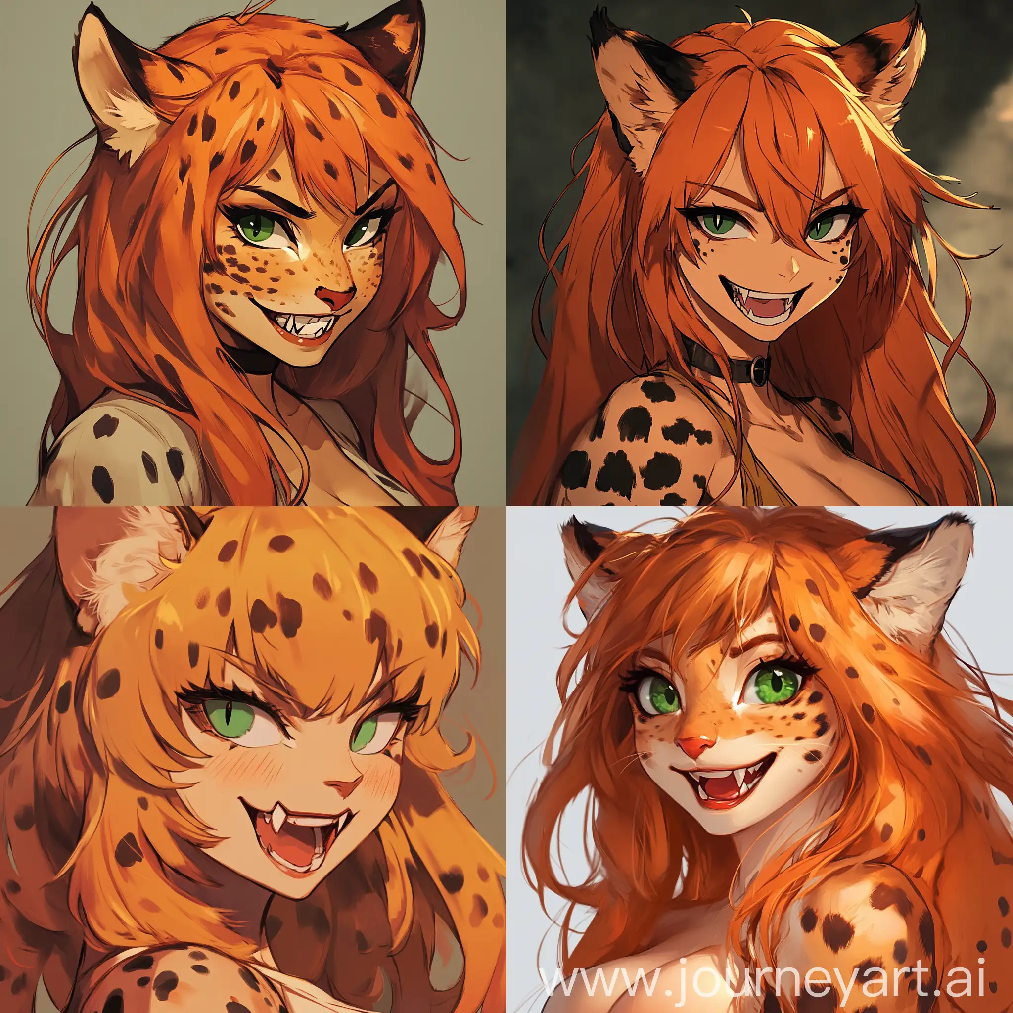 Rebellious-Anthropomorphic-Cheetahlike-Cat-Girl-Smirking-in-Anime-Style-Portrait