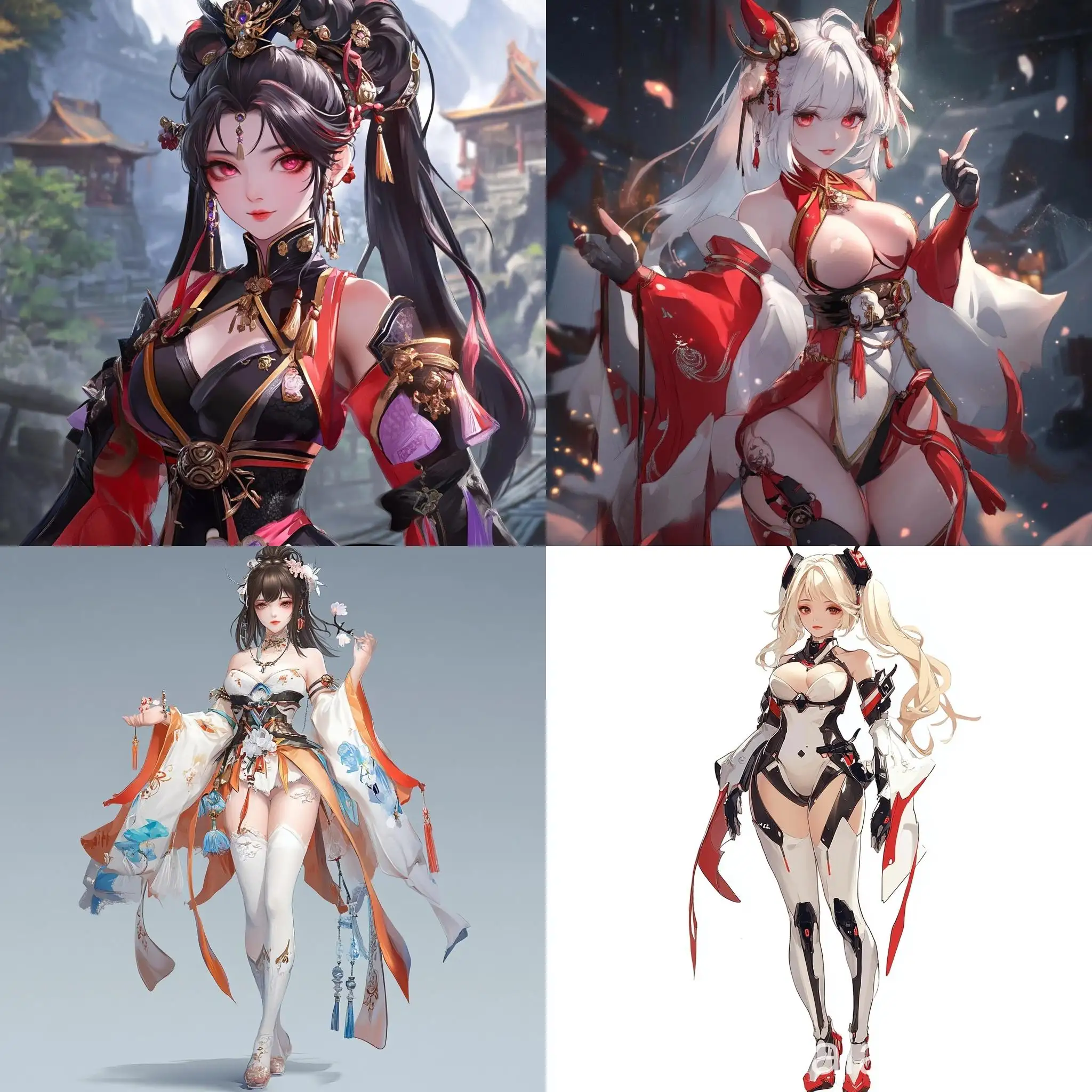 Honkai-Star-Rail-Luofu-Xianzhou-Female-Character-Art