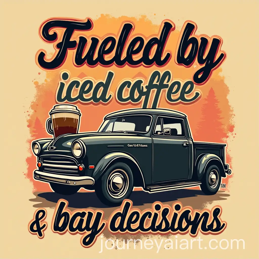 Iced-Coffee-and-Bad-Decisions-TShirt-Design