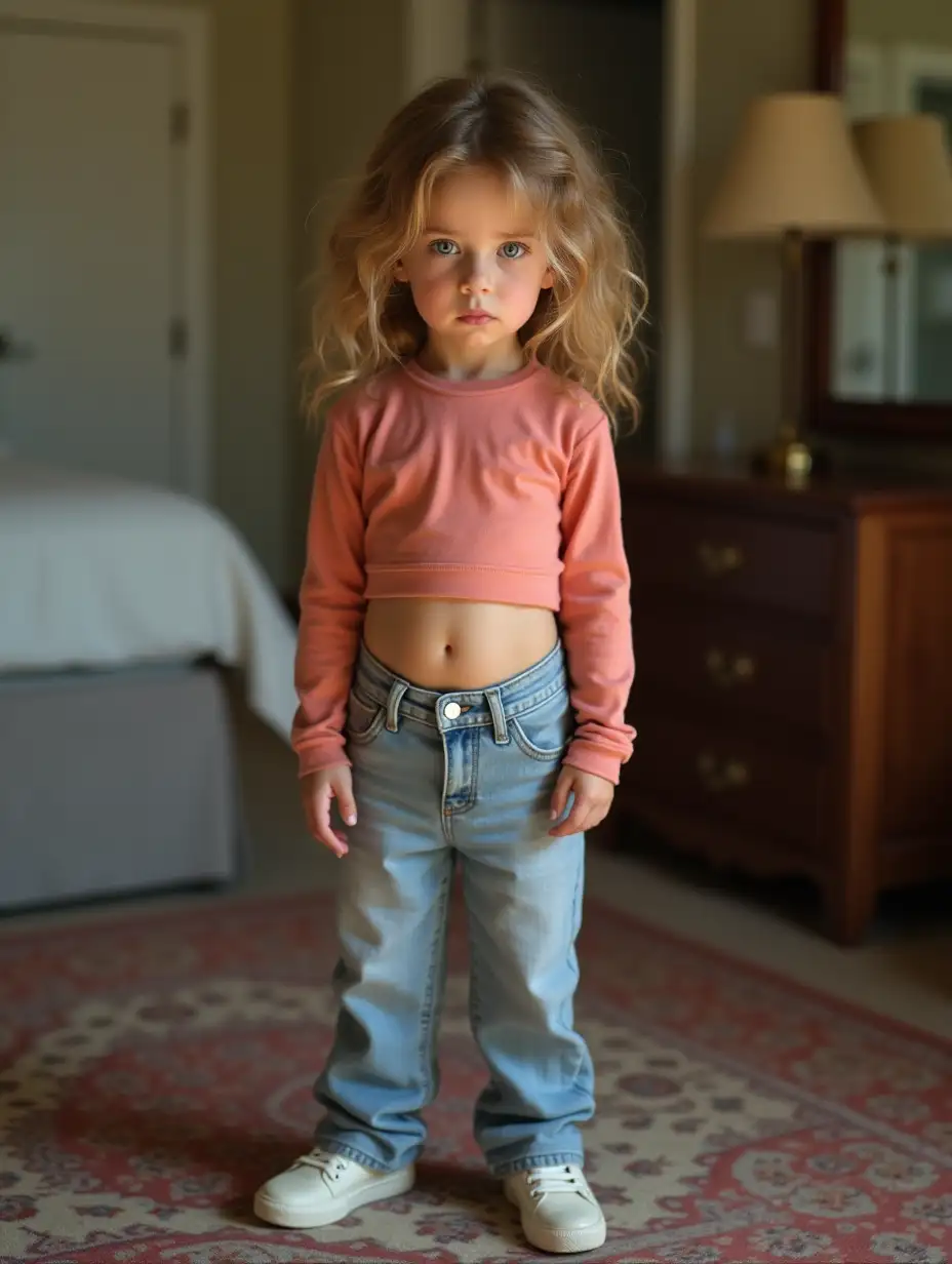 Nervous-Girl-in-Motel-Room-with-Sandy-Brown-Hair-and-Casual-Outfit