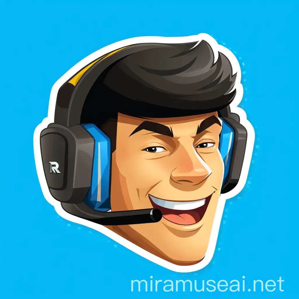 Cartoon Icon of Stable Ronaldo with Transparent Background