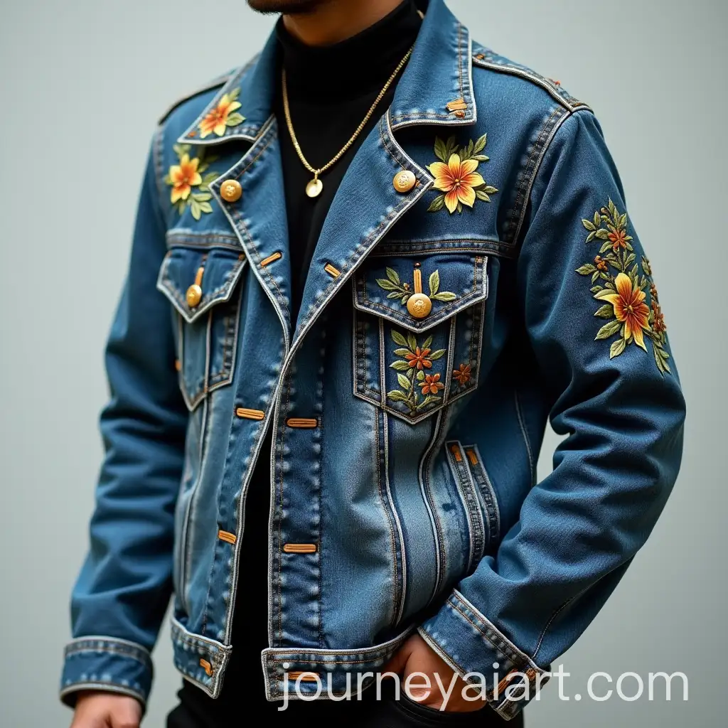 Grunge-Streetwear-Inspired-by-Beskap-Jacket-and-Jasmine-Flowers