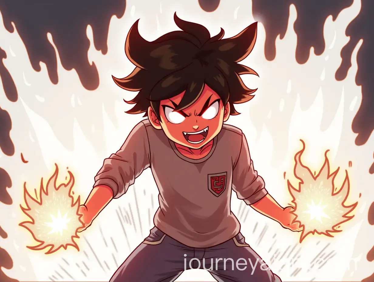 Energetic-Anime-Demon-Boy-with-GlAI-Art-Prompt-Expansionowing-Eyes-and-White-Flames-Background