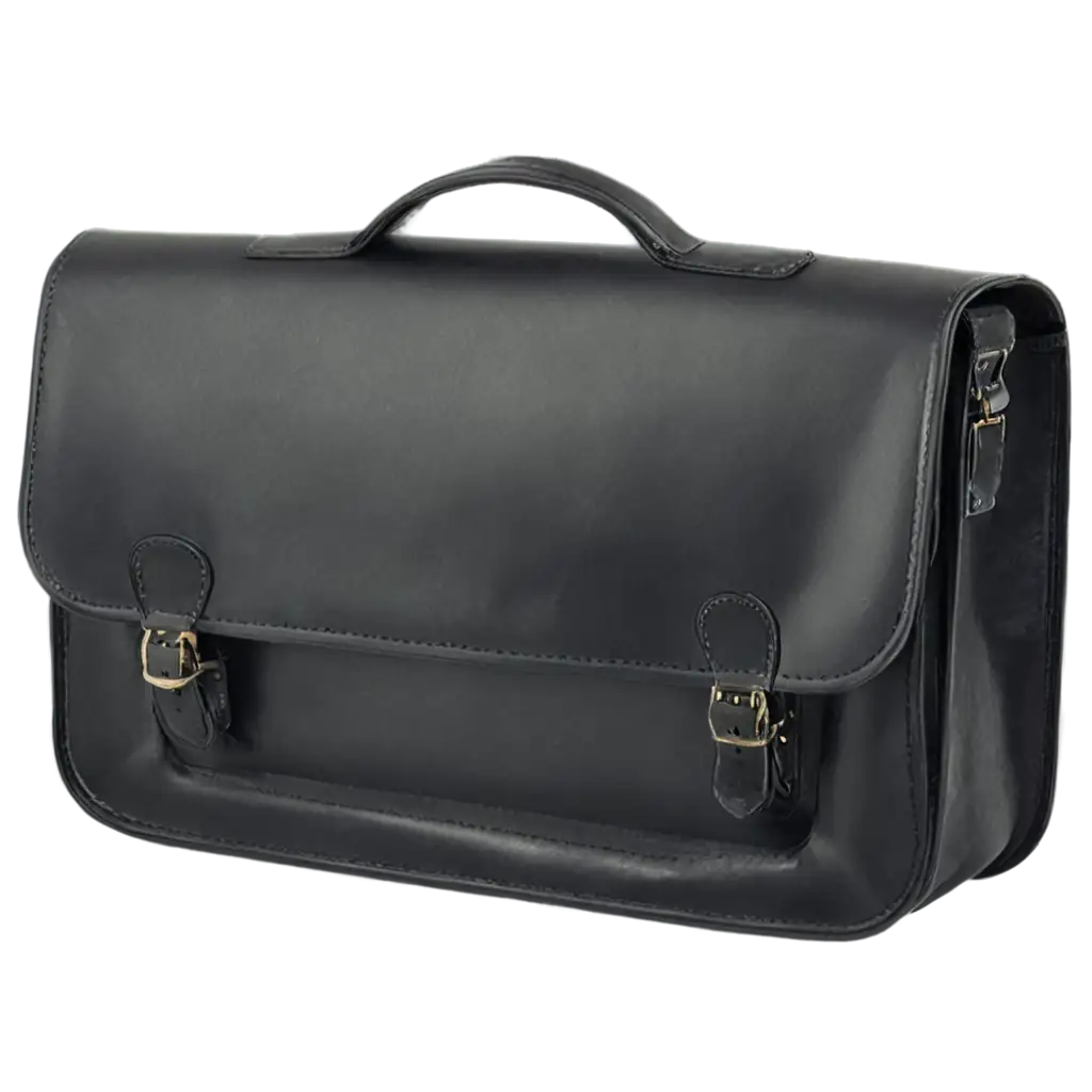Leather-School-Bag-PNG-HighQuality-Image-for-Versatile-Use
