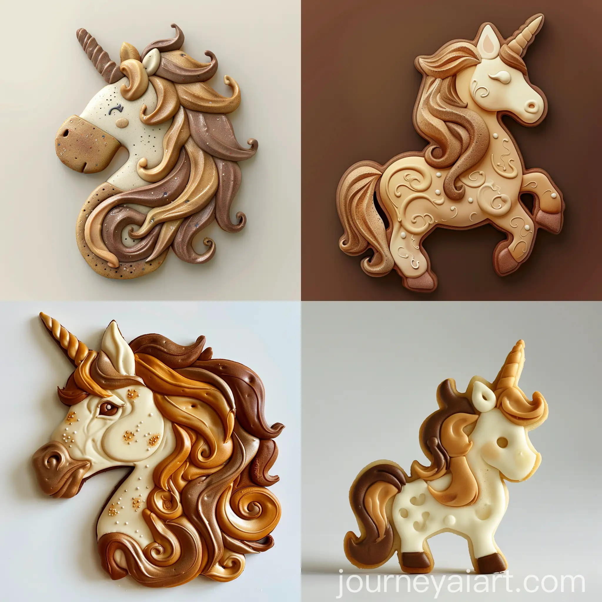 UnicornShaped-Barny-Cookie-in-Soft-Biscuit-Light-and-Dark-Brown-Colors