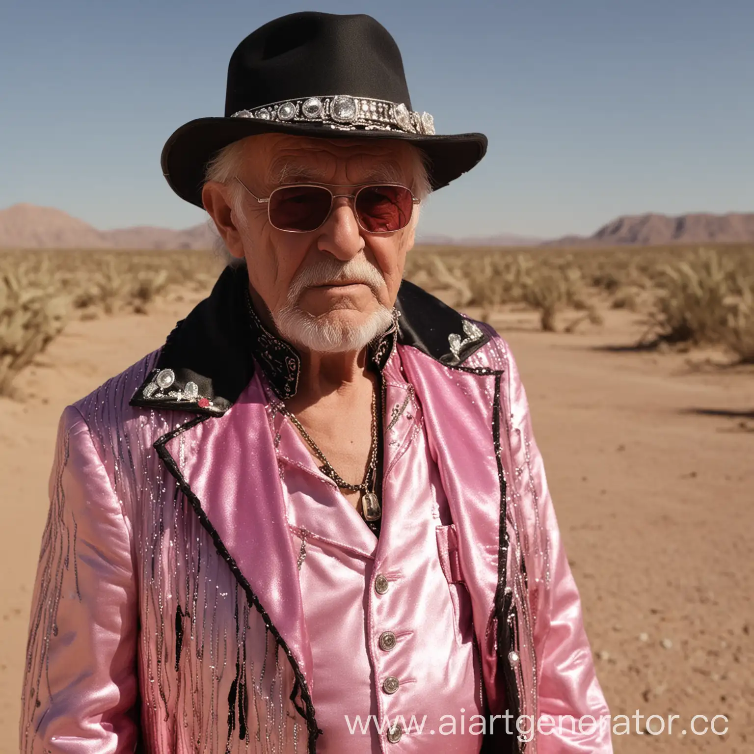 Grandpa-in-Pimp-Costume-Desert-Portrait