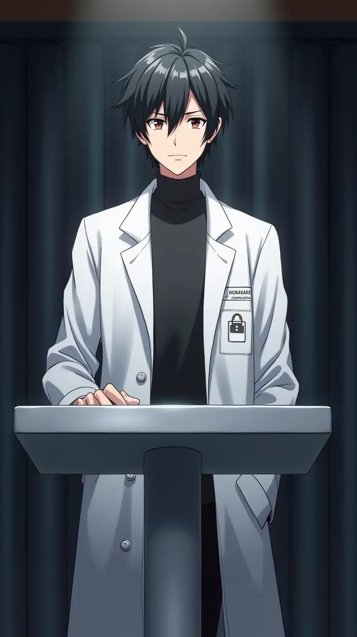 Young-Anime-Scientist-Presenting-at-a-Conference