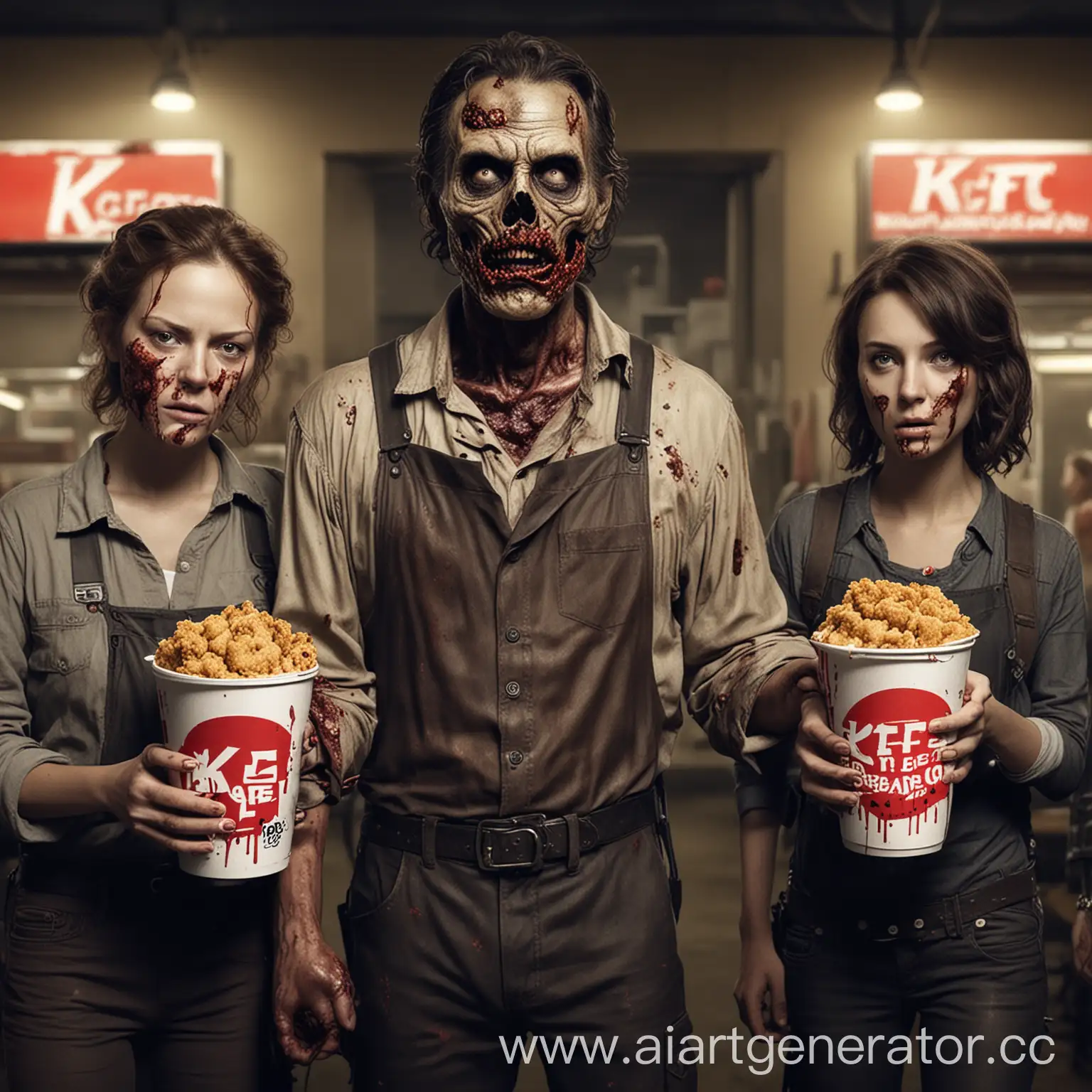 Zombie-Invasion-at-KFC-PostApocalyptic-Fast-Food-Horror