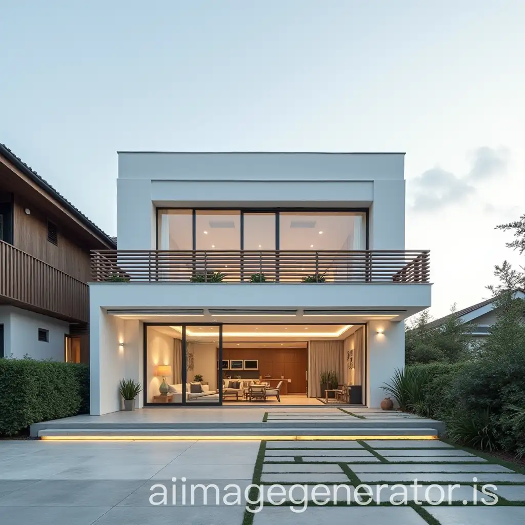 Modern-Villa-with-Electric-Louvers-Shade