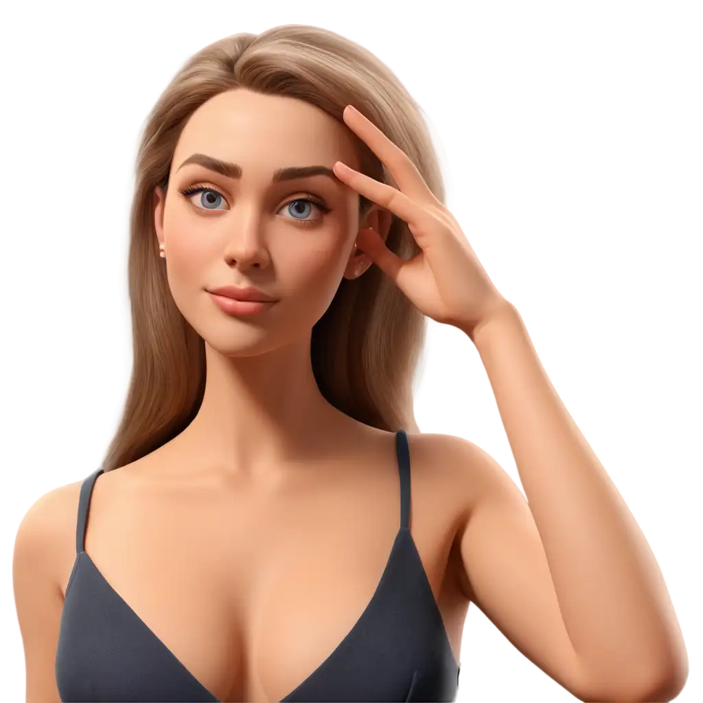 Realistic-Female-Face-PNG-Image-in-3D-Style-Oblique-View-for-Enhanced-Clarity