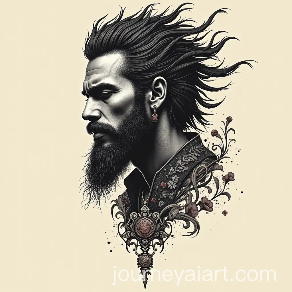Intricate-Raavanan-Tattoo-Design-with-Mythological-Elements