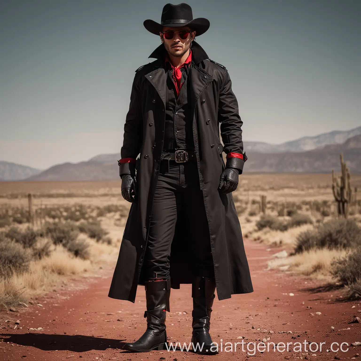 Mysterious-Man-Wolf-in-Black-and-Red-Attire