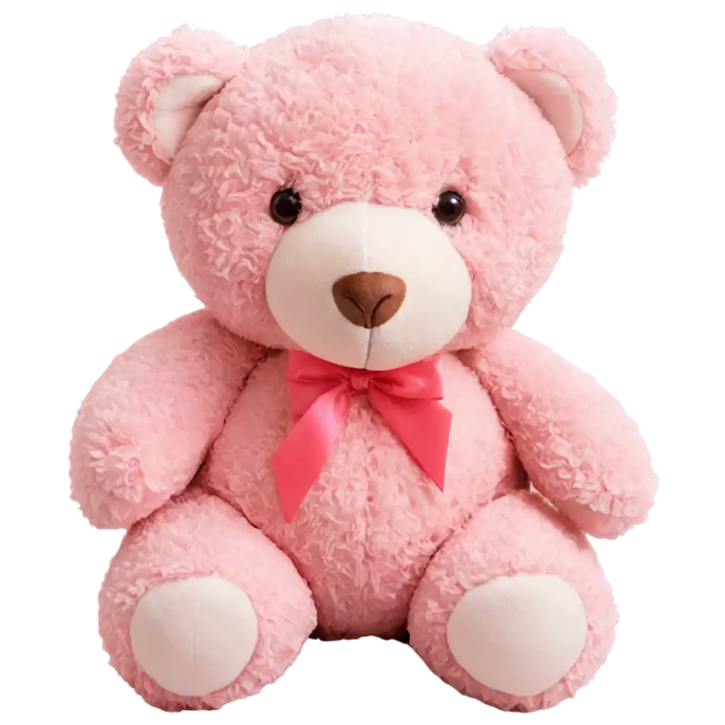 Pink-Color-Teddy-Bear-PNG-Image-for-Creative-Projects-and-Design