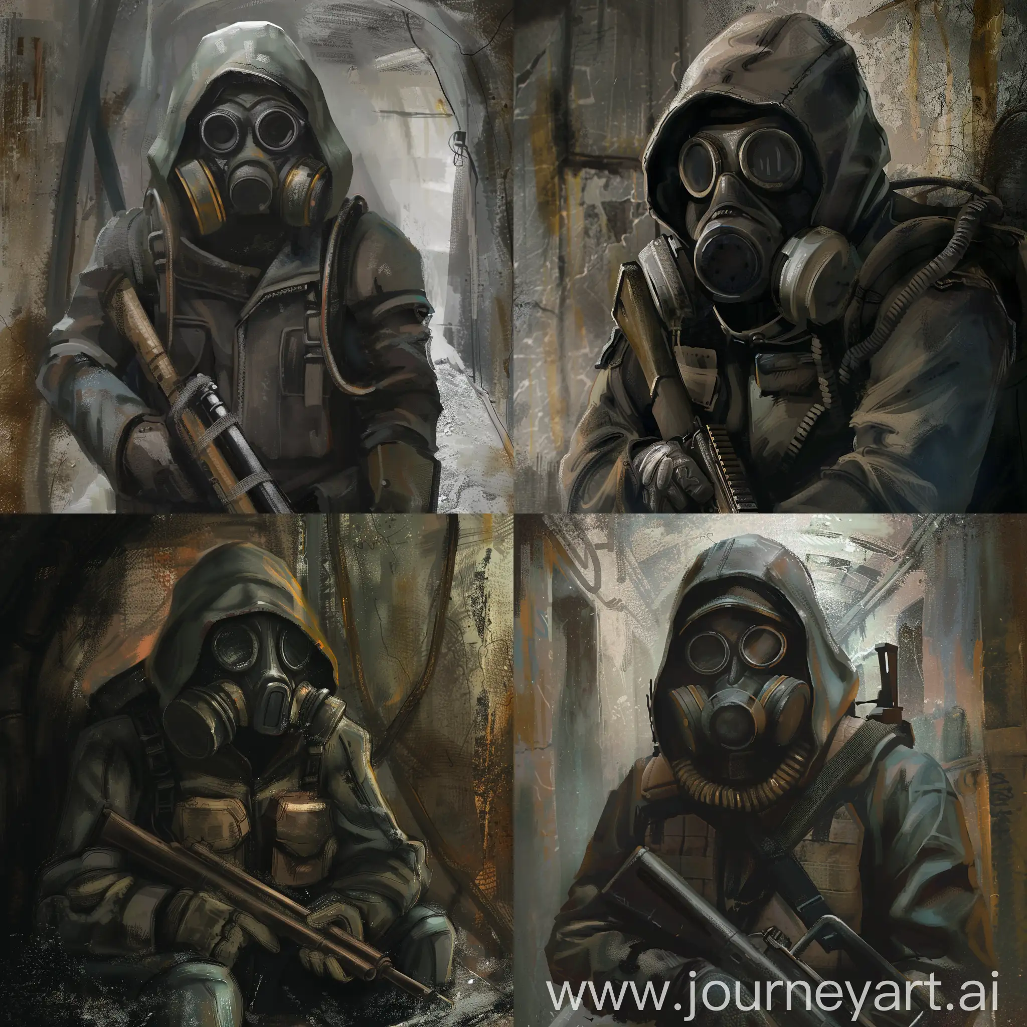 PostApocalyptic-Sniper-in-Abandoned-Catacombs