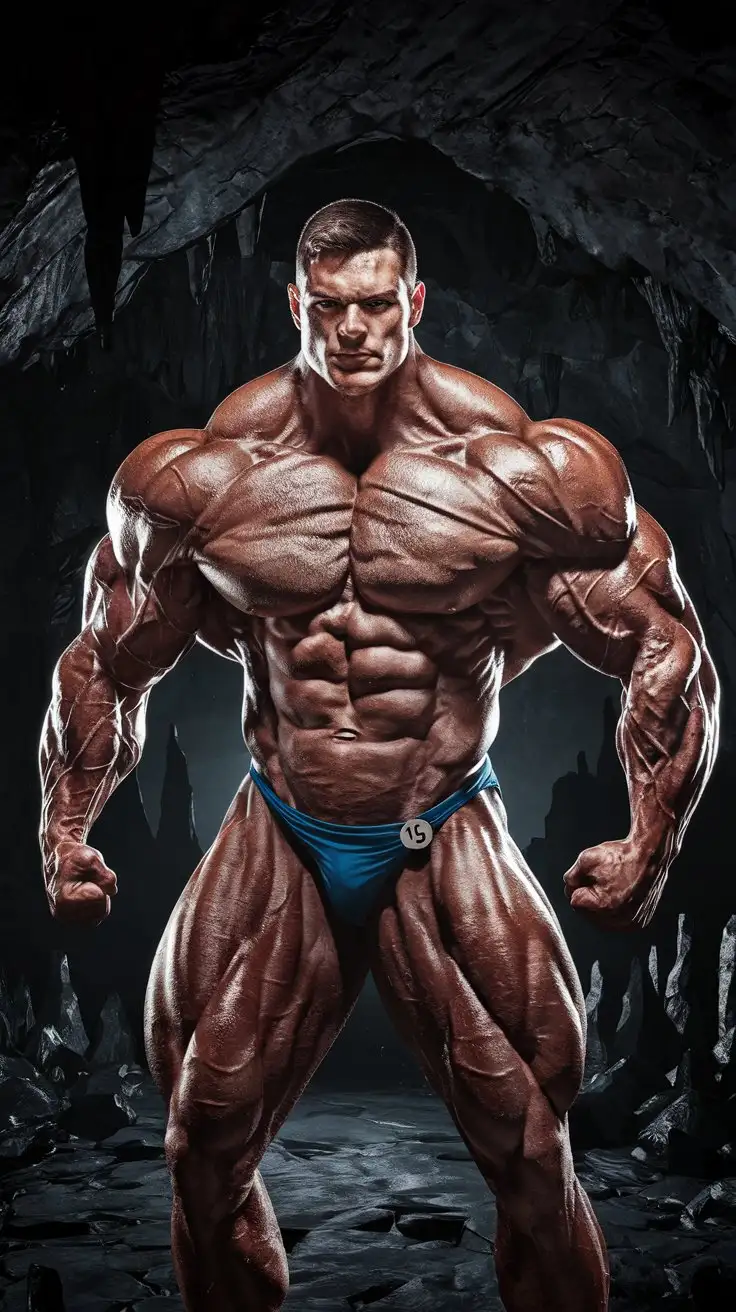 Muscular-19YearOld-Bodybuilder-Gaining-Superpowers-in-Dark-Cave