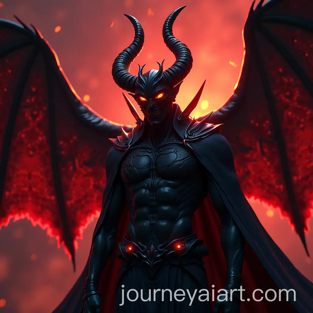 Illustration-of-Black-Myth-Lucifer-with-Intricate-Details-and-Vivid-Colors