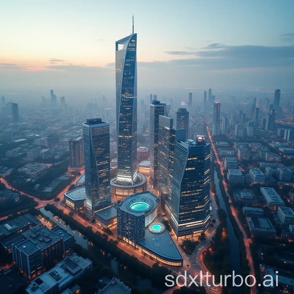 Aerial-View-of-Future-Tech-City