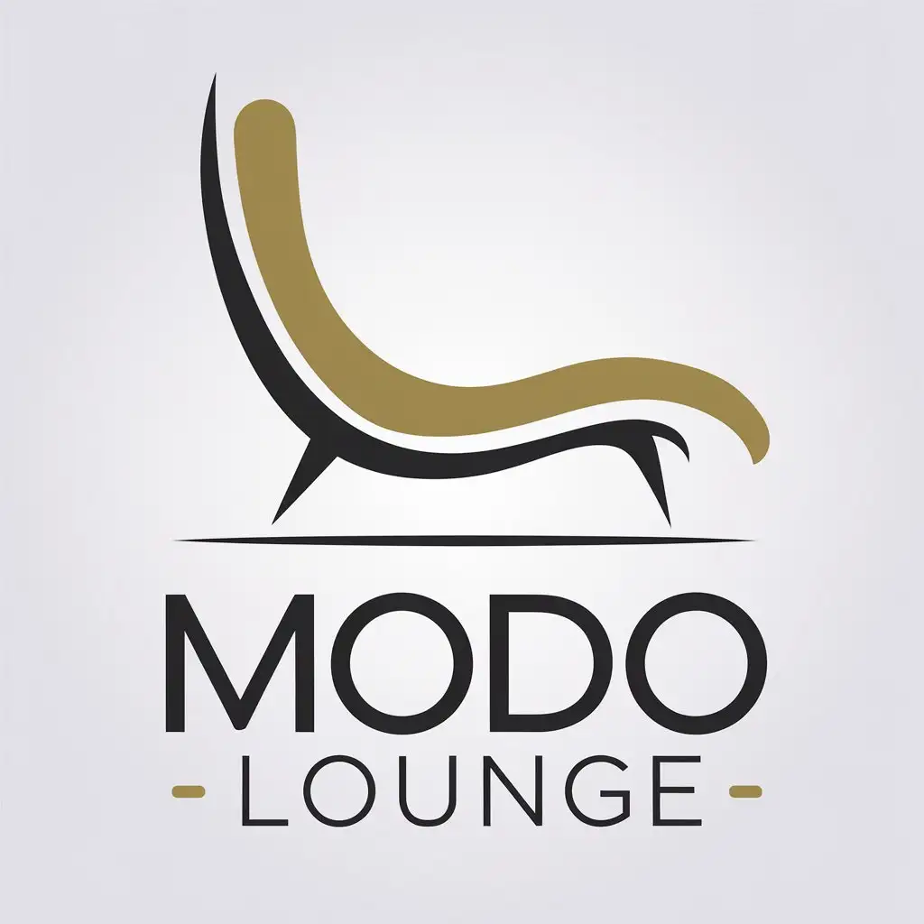 LOGO Design for MODO LOUNGE Minimalistic Lounge Symbol for Sports Fitness Industry