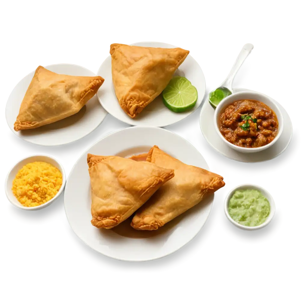 Delicious-Samosa-Cake-Maggi-and-Shake-PNG-Image-for-Food-Lovers