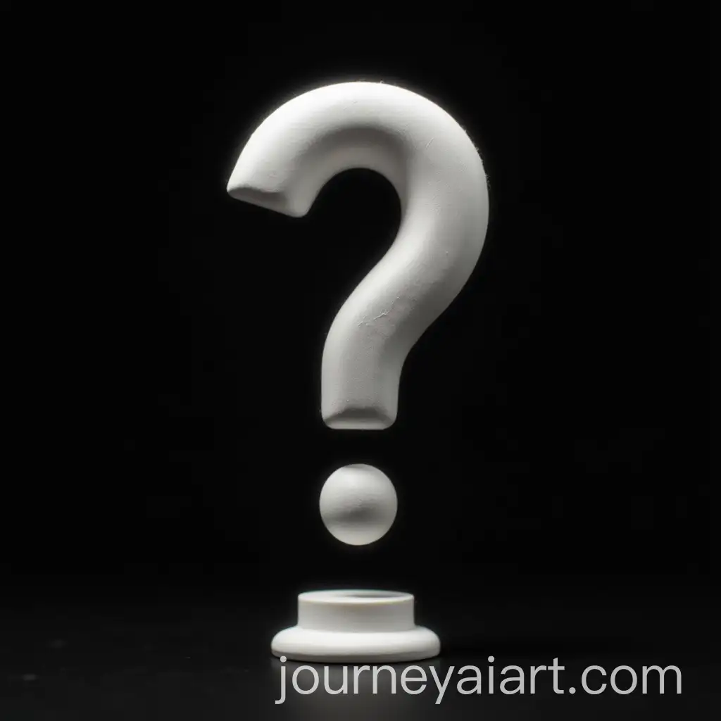 Stylized-White-OscarLike-Statuette-in-Impressionist-Style