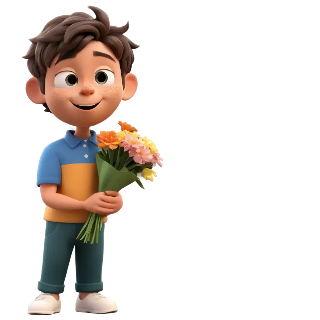 Animated-Boy-Holding-Flowers-PNG-Get-Well-Soon-Image-for-Emotional-Support