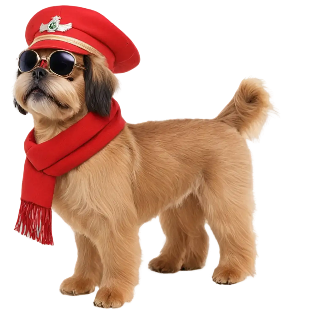 Lhasa-Apso-Pilot-Dog-PNG-Image-Flying-Old-Red-Biplane-with-Hat-Pilot-Glasses-and-Scarf