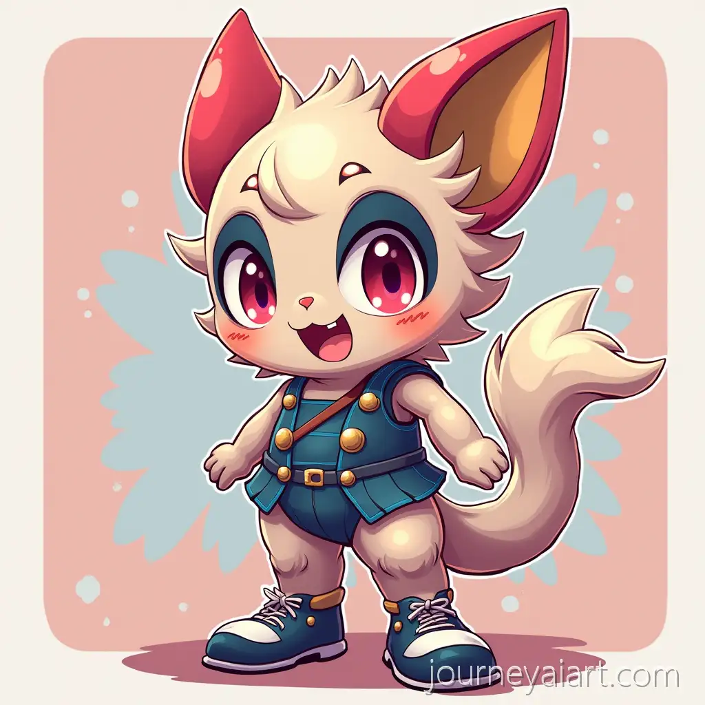 Yotopia-No39Ray-V-Card-Standing-Pose-in-Original-Artwork-Style