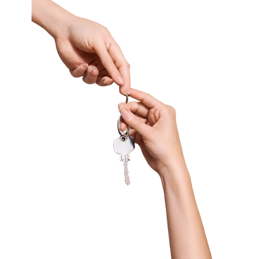 PNG-Image-of-a-Person-Handing-Over-a-Key-Symbolizing-Trust-and-Transition