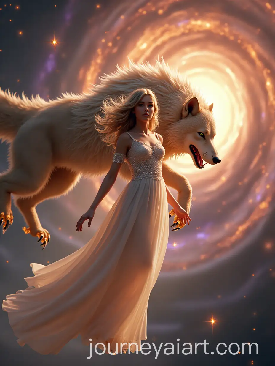 Cinematic-Space-Scene-Girl-in-White-Dress-Floating-withAI-Image-Prompt-Expansion-Mystical-Creatures
