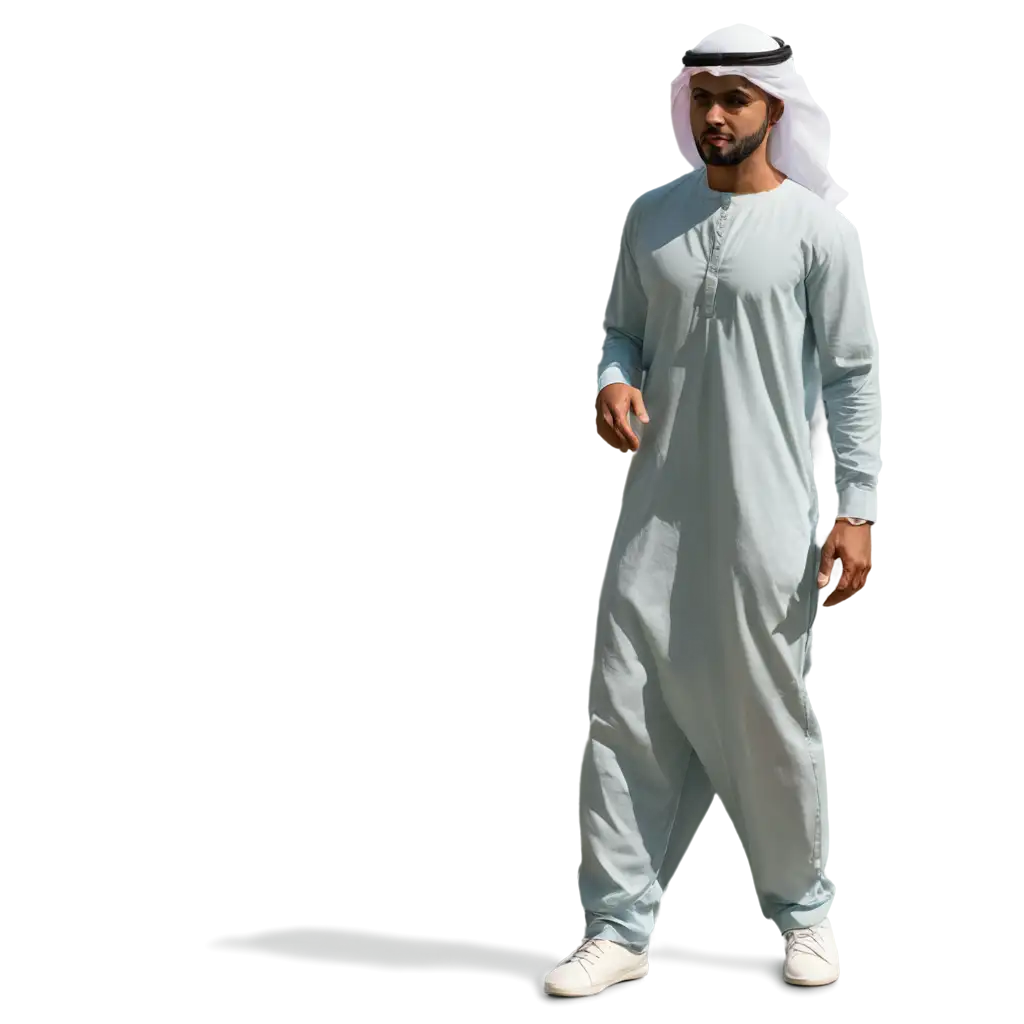 Stylish-Sky-Blue-Emirati-Jalab-with-Ghutra-and-Igal-PNG-Image-forPNG-Image-Usage-Scenarios-Cultural-and-Fashion-Applications