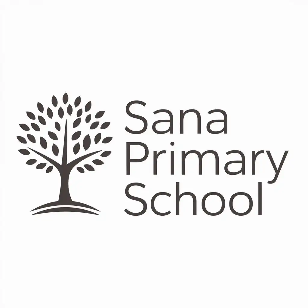 LOGO-Design-for-SANA-PRIMARY-SCHOOL-Tree-Symbol-with-a-Clear-Background-for-Education-Industry