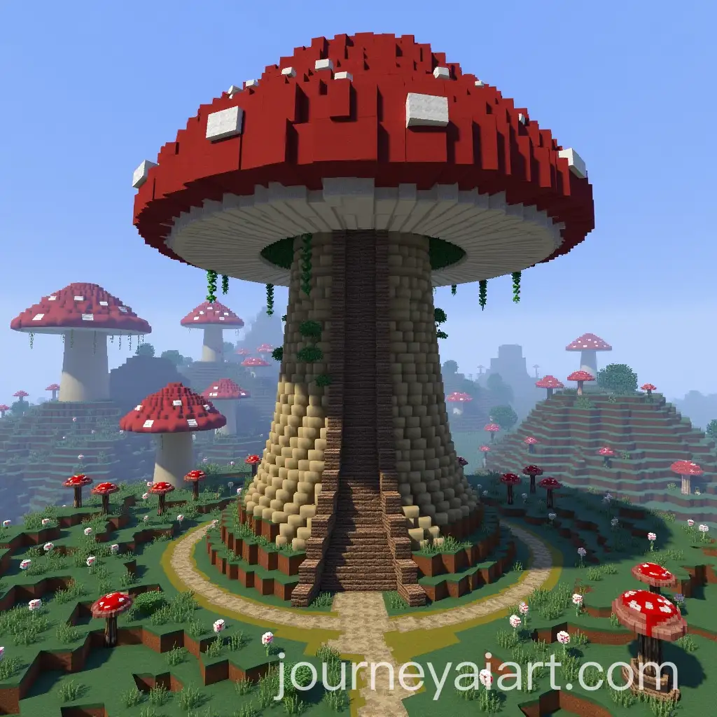 Mushroom-Colossus-Monument-in-a-Minecraft-Mushroom-Biome
