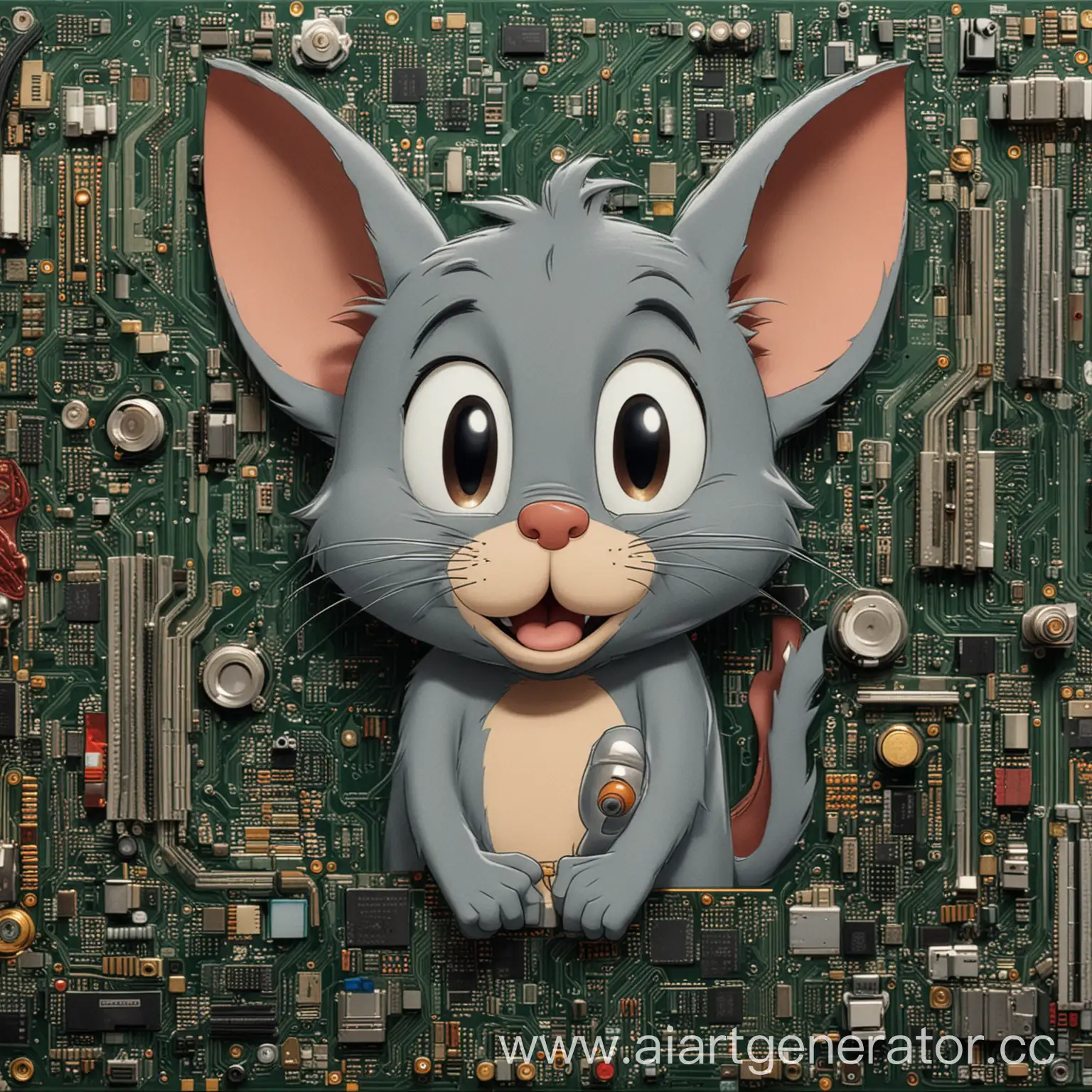 Tom-and-Jerry-Motherboard-Design-with-Textalit-Aeroography