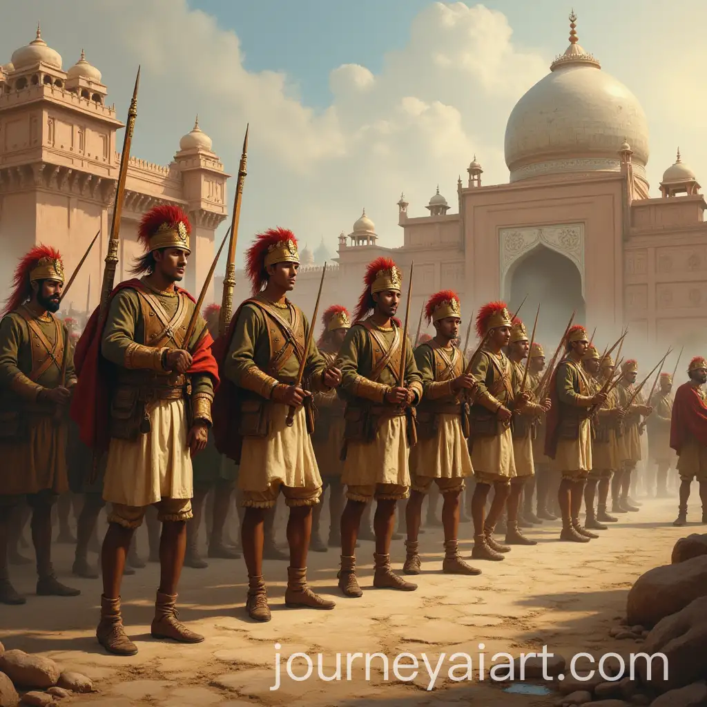 Ancient-Indian-Students-Learning-Military-Art