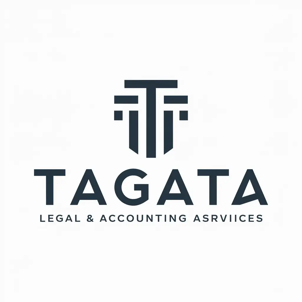 a logo design,with the text "tagata", main symbol:a company that helps business. provides it services, legal services, as well as accounting services,Moderate,be used in Entertainment industry,clear background