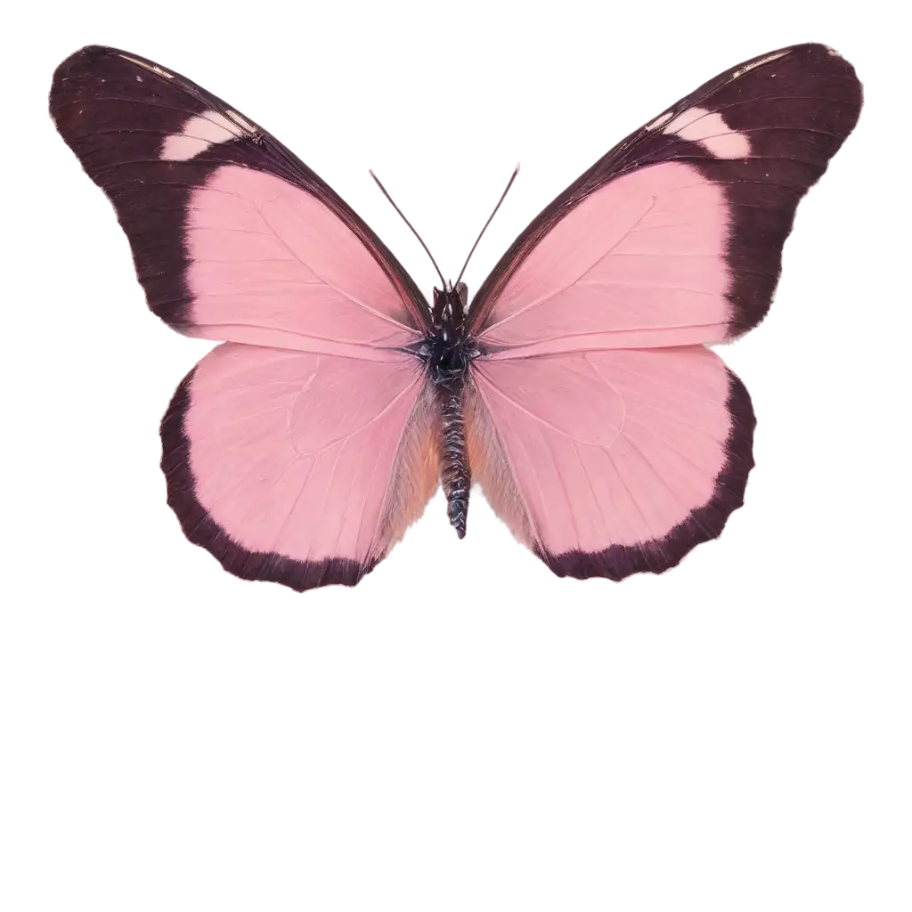 Gently - pink butterfly