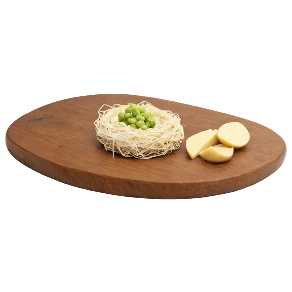 SEOFriendly-Wooden-Cutting-Board-with-Birds-Nest-Product-PNG-Image