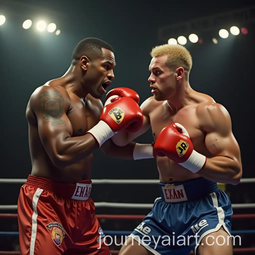 Mike-Tyson-Knockout-Punching-Jake-Paul-in-Boxing-Ring