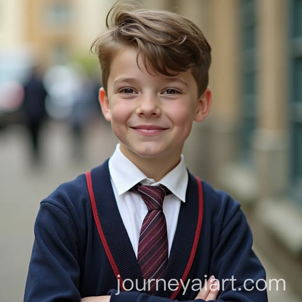 Boy-in-School-Uniform-with-a-Crisp-Neat-Appearance