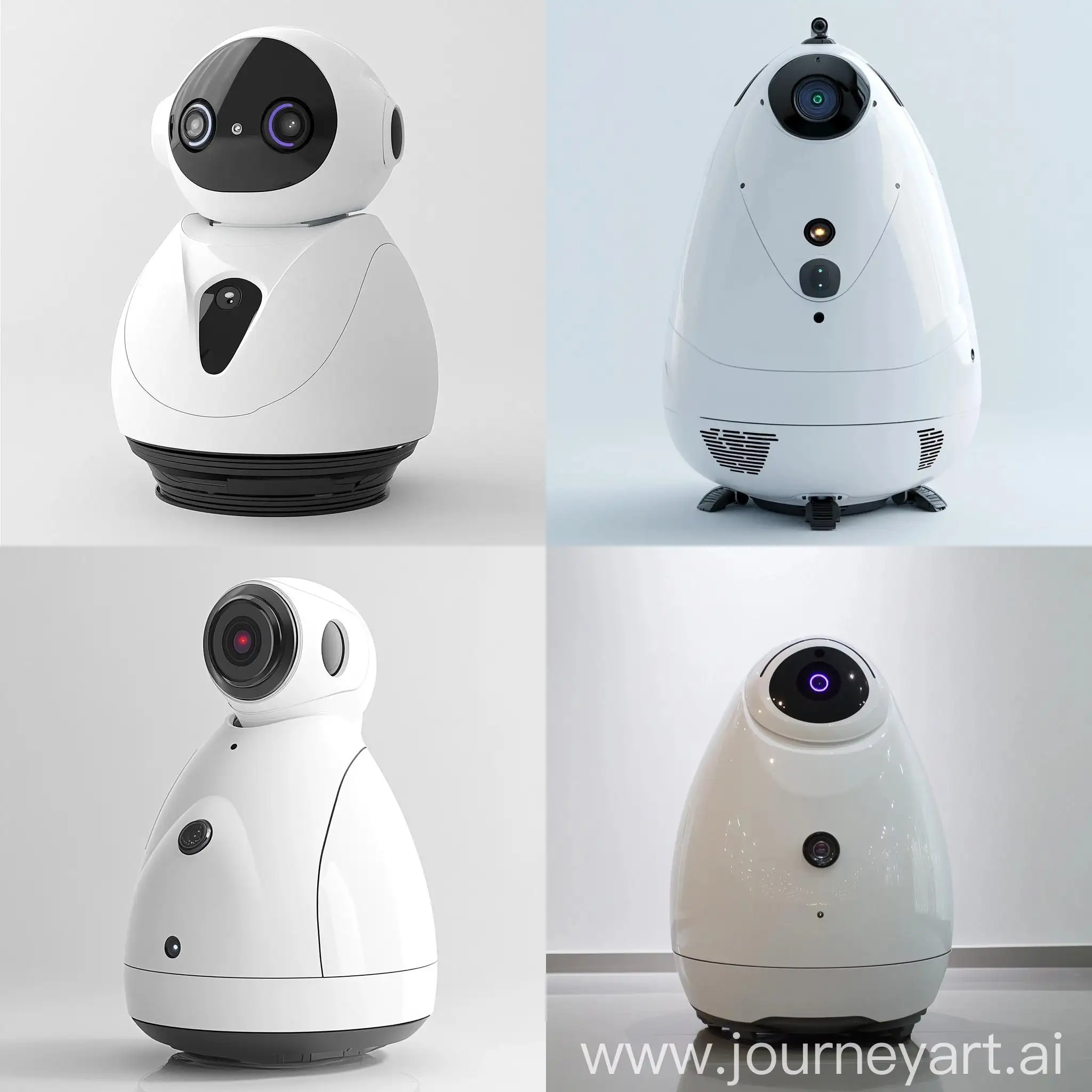 Advanced-White-Surveillance-Robot-with-Futuristic-Design