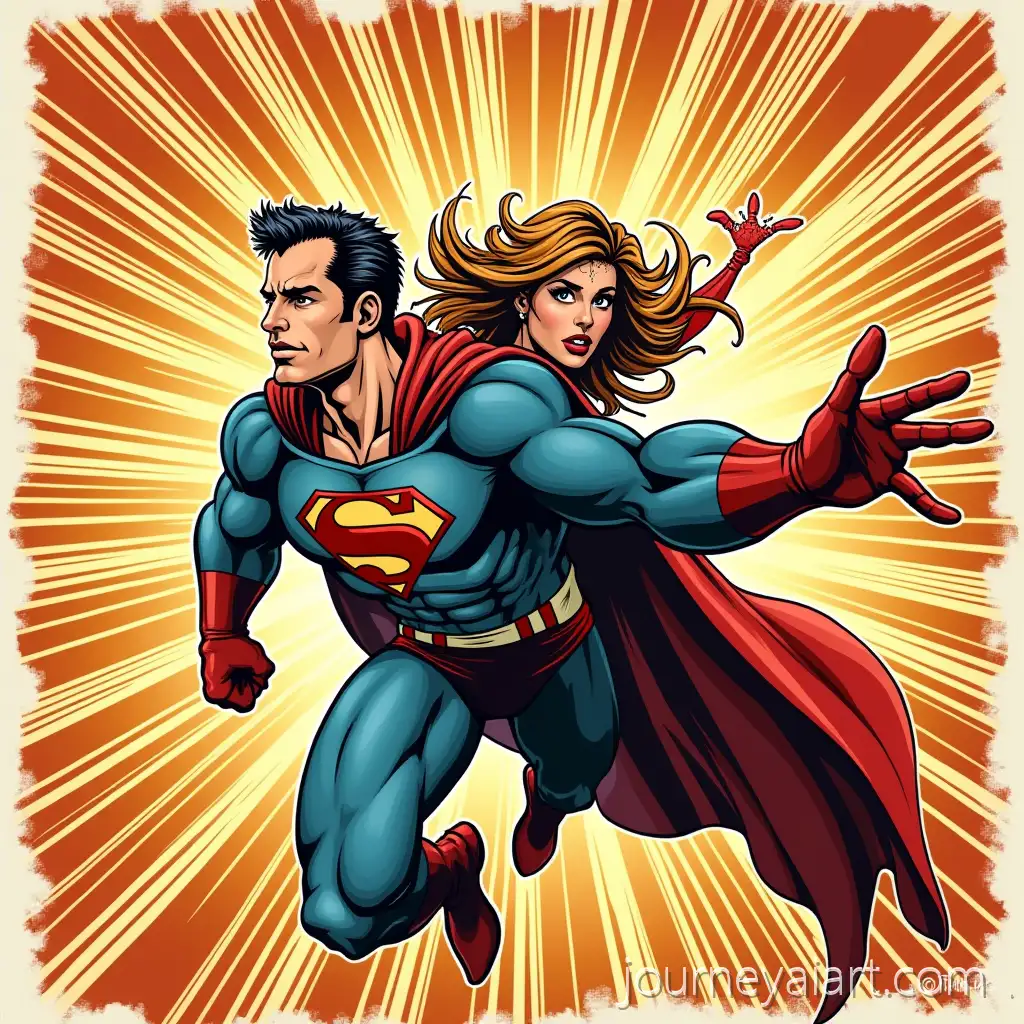 Dynamic-American-Comic-Style-Illustration-with-Retro-Colors-and-Bold-Lines