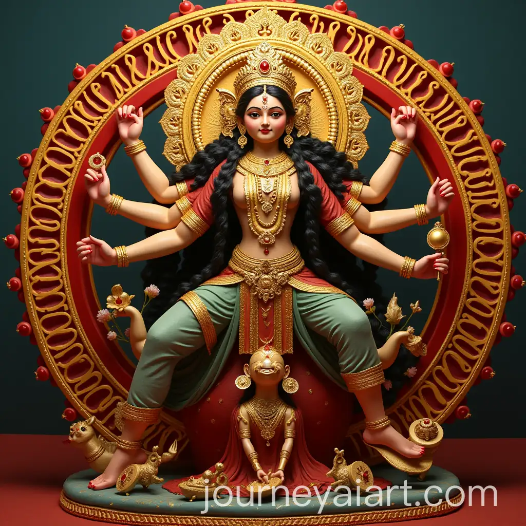 Majestic-Maa-Durga-Sculpture-in-Divine-Form