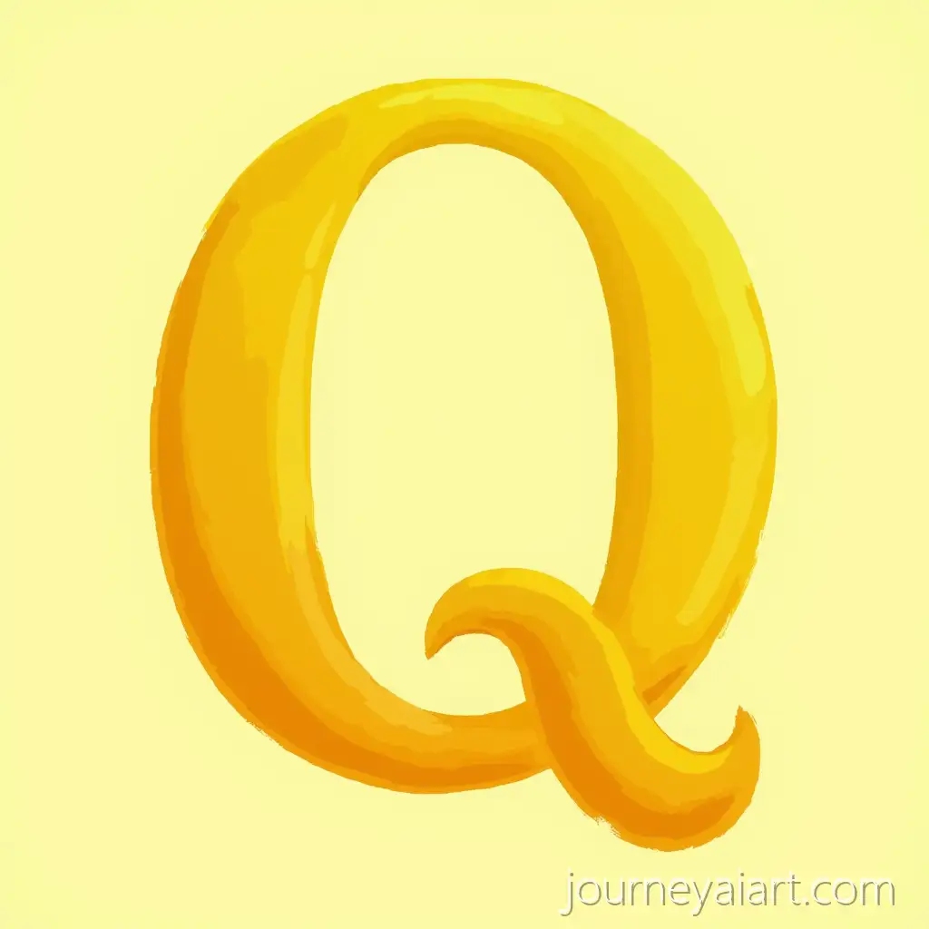 Beautiful-Letter-QLetter-Q-on-yellow-background-with-Bold-Text-on-Yellow-Gradient-Background