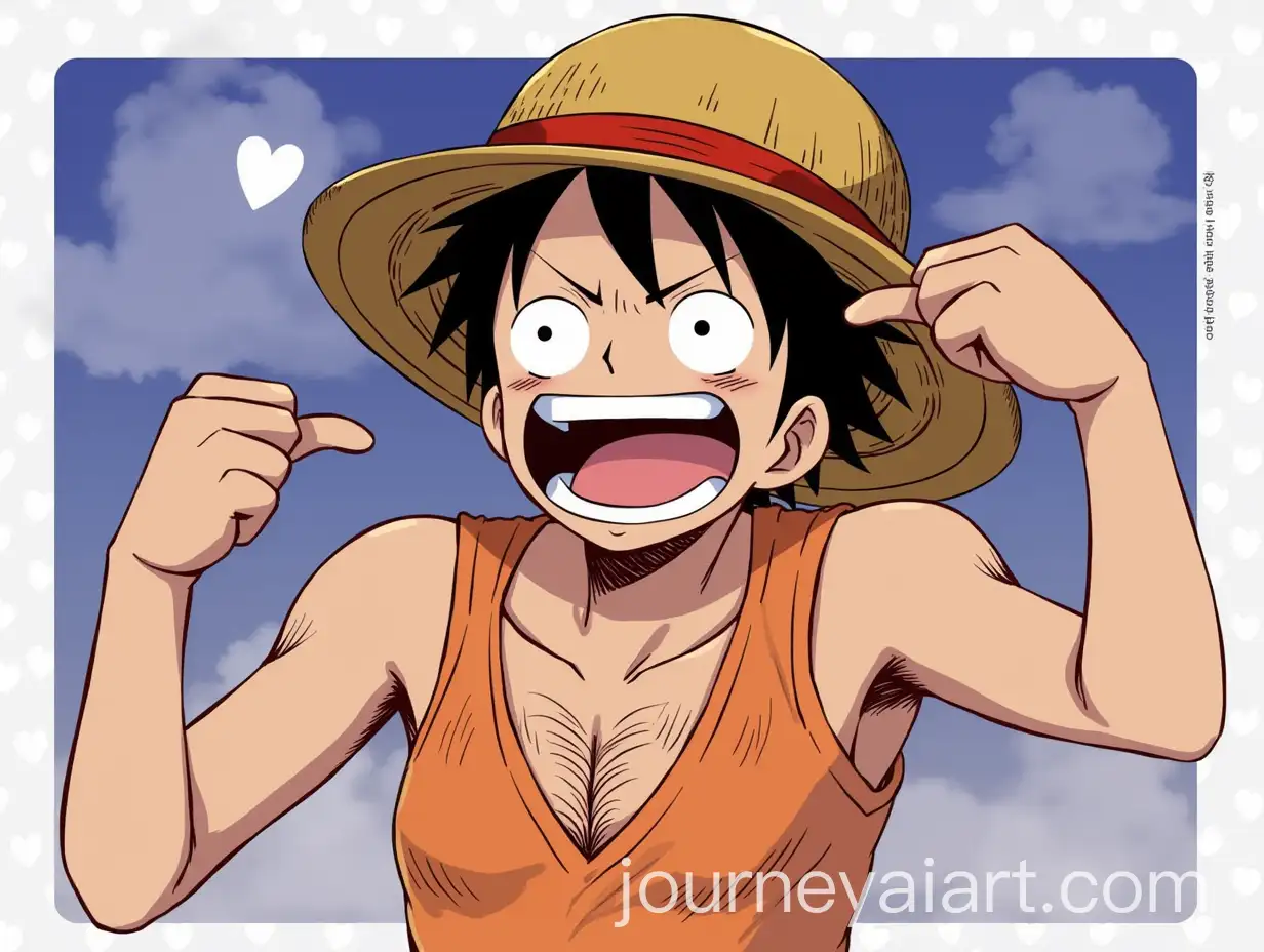 Nakama-Emotions-Vivi-from-One-Piece-Raising-Arm-with-Logo